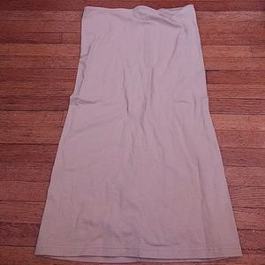 Nude tube dress medium
